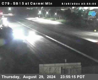 NB 15 at Carmel Mountain Rd.