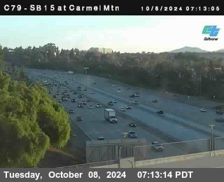 NB 15 at Carmel Mountain Rd.