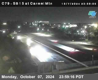 NB 15 at Carmel Mountain Rd.