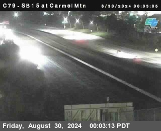 NB 15 at Carmel Mountain Rd.