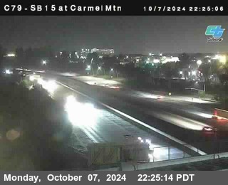 NB 15 at Carmel Mountain Rd.