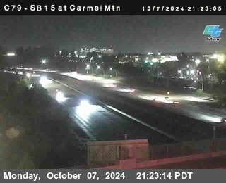 NB 15 at Carmel Mountain Rd.