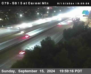 NB 15 at Carmel Mountain Rd.