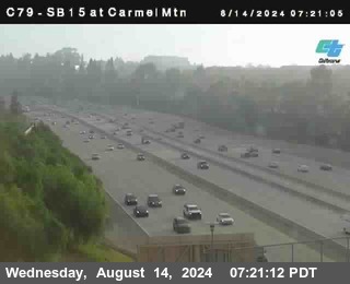 NB 15 at Carmel Mountain Rd.