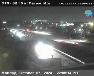 NB 15 at Carmel Mountain Rd.