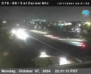 NB 15 at Carmel Mountain Rd.