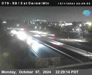 NB 15 at Carmel Mountain Rd.