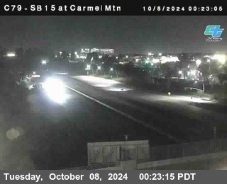 NB 15 at Carmel Mountain Rd.