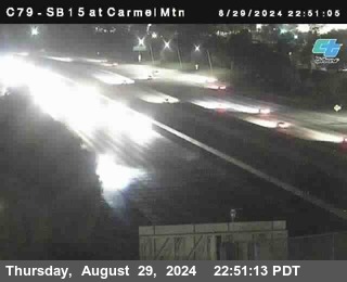 NB 15 at Carmel Mountain Rd.