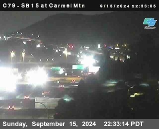 NB 15 at Carmel Mountain Rd.