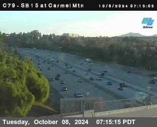 NB 15 at Carmel Mountain Rd.