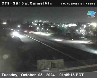 NB 15 at Carmel Mountain Rd.