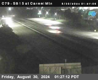 NB 15 at Carmel Mountain Rd.