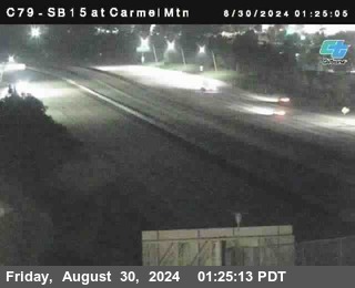 NB 15 at Carmel Mountain Rd.