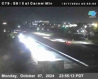 NB 15 at Carmel Mountain Rd.