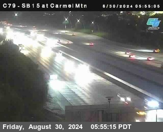 NB 15 at Carmel Mountain Rd.