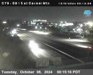 NB 15 at Carmel Mountain Rd.