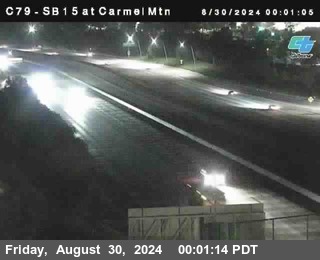 NB 15 at Carmel Mountain Rd.