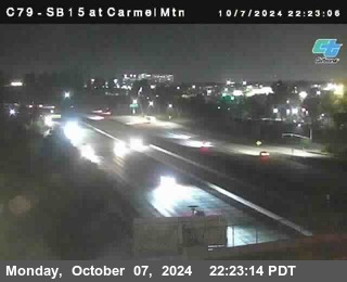 NB 15 at Carmel Mountain Rd.