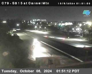 NB 15 at Carmel Mountain Rd.