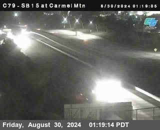 NB 15 at Carmel Mountain Rd.