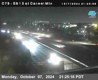 NB 15 at Carmel Mountain Rd.