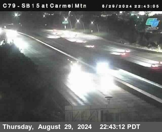 NB 15 at Carmel Mountain Rd.