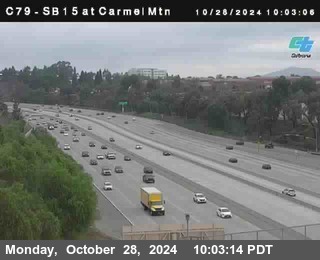 NB 15 at Carmel Mountain Rd.