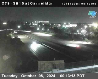 NB 15 at Carmel Mountain Rd.