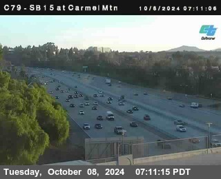 NB 15 at Carmel Mountain Rd.