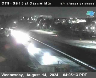 NB 15 at Carmel Mountain Rd.