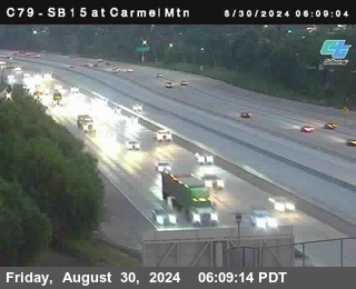 NB 15 at Carmel Mountain Rd.