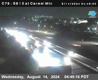 NB 15 at Carmel Mountain Rd.