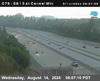 NB 15 at Carmel Mountain Rd.