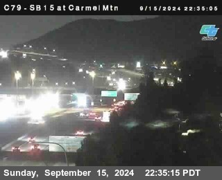 NB 15 at Carmel Mountain Rd.