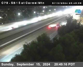 NB 15 at Carmel Mountain Rd.