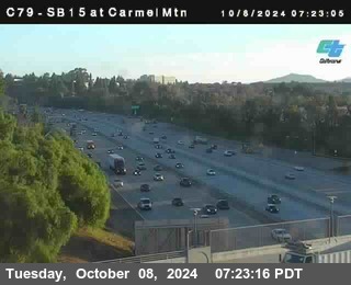 NB 15 at Carmel Mountain Rd.