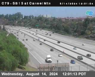 NB 15 at Carmel Mountain Rd.