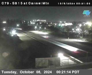 NB 15 at Carmel Mountain Rd.