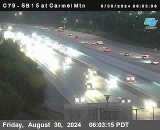 NB 15 at Carmel Mountain Rd.