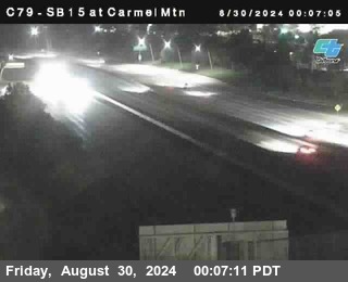 NB 15 at Carmel Mountain Rd.