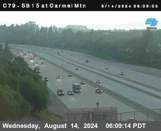 NB 15 at Carmel Mountain Rd.