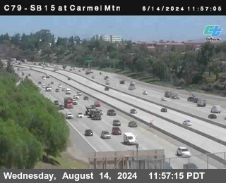 NB 15 at Carmel Mountain Rd.