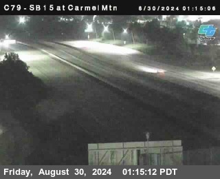 NB 15 at Carmel Mountain Rd.