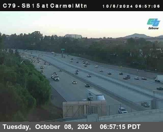 NB 15 at Carmel Mountain Rd.