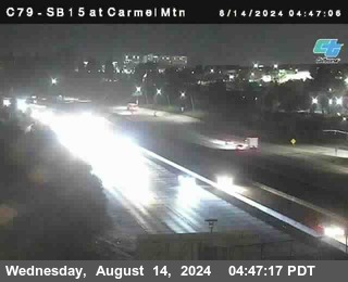 NB 15 at Carmel Mountain Rd.