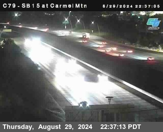 NB 15 at Carmel Mountain Rd.