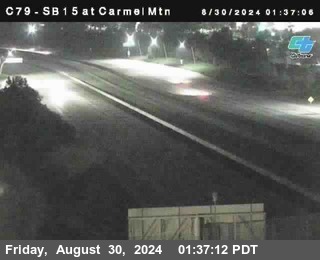 NB 15 at Carmel Mountain Rd.