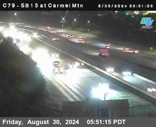 NB 15 at Carmel Mountain Rd.