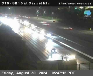 NB 15 at Carmel Mountain Rd.